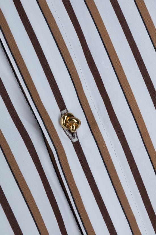 25FW 보테가베네타 셔츠 838420V5PL0 9070 CHALK TOFFEE BROWN - BOTTEGA VENETA