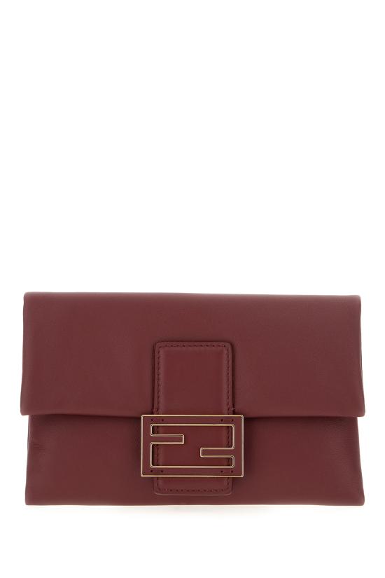 26SS 펜디 클러치/파우치 8M0538ABVE F0YPU Rosso scuro