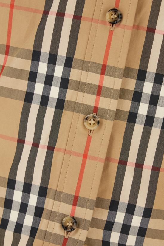 26SS 버버리 라프윙 체크 롱 슬리브 셔츠 8111847 A7028 ARCHIVE BEIGE IP CHK - BURBERRY