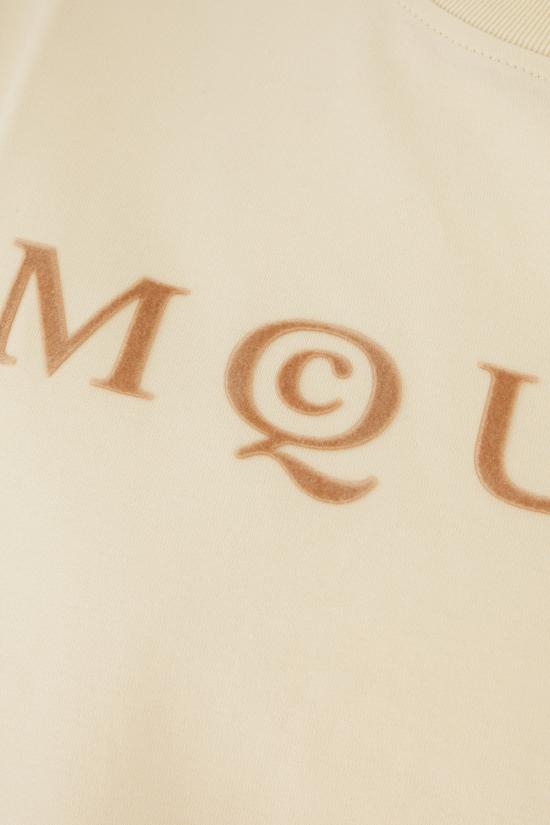 26SS 알렉산더 맥퀸 반팔 티셔츠 858325QLAE6 9311 Gesso - ALEXANDER MCQUEEN