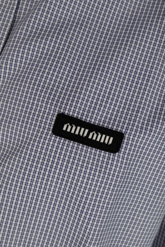 26SS 미우미우 셔츠 MK16591805 F0008 BLEU - MIU MIU