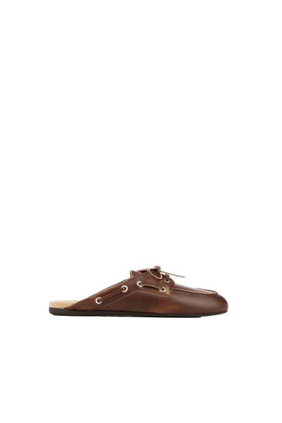 26SS 미우미우 뮬/슬리퍼 5D455EF0053F33 F0038 Bruciato