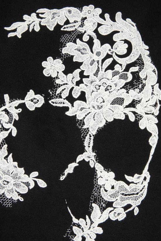 26SS 알렉산더 맥퀸 반팔 티셔츠 858340QZAQP 0901 BLACK - ALEXANDER MCQUEEN