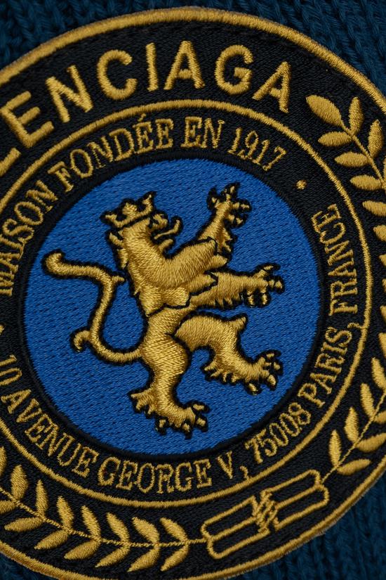 25FW 발렌시아가 플랩 포켓 니트 833238T3386 5002 DARK BLUE - BALENCIAGA