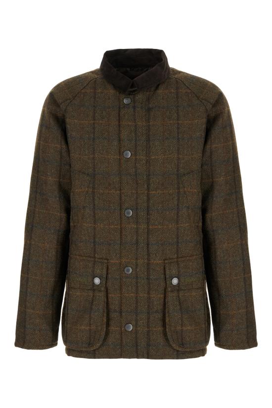 25FW 바버 비데일 체크 울 자켓 MWO0288MWO OL91 BROWN