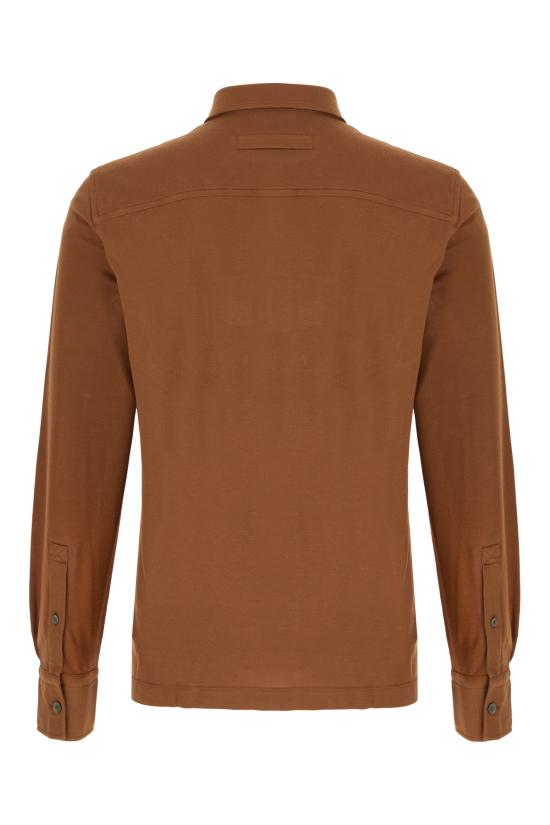 25FW 에르메네질도제냐 폴로 티셔츠 G713UG392A2 N05 DARK FOLIAGE - ERMENEGILDO ZEGNA