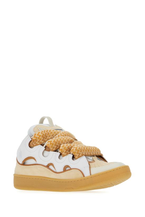 25FW 랑방 스니커즈 FUSKDK12BICOE25BICO B083 OPTIC WHITE HONEY - LANVIN