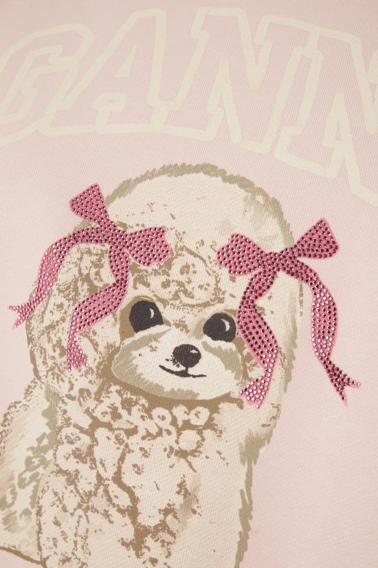 26SS 가니 푸들 스웻셔츠 A106002611032 868 CHALK PINK - GANNI