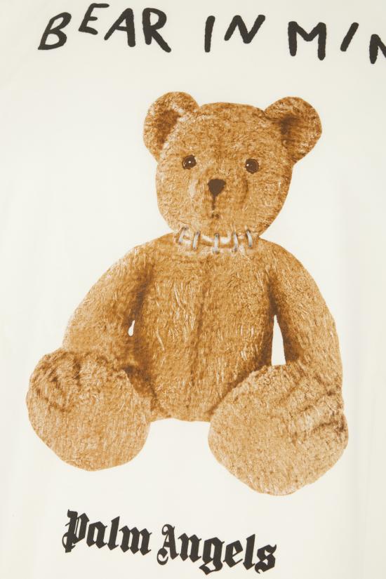 25FW 팜앤젤스 반팔 티셔츠 PMAA10BF25JER004 0360 OFF WHITE BROWN - PALM ANGELS