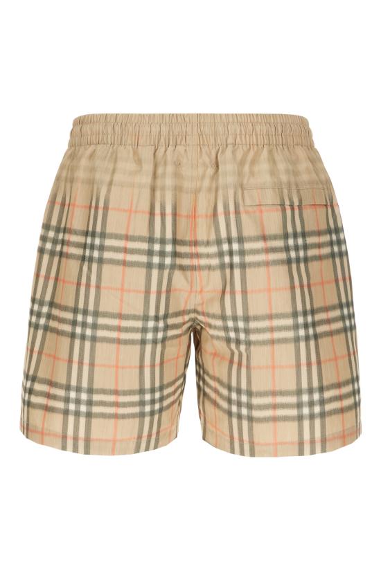 26SS 버버리 그라데이션 체크 스윔팬츠 8121695 B9368 SAND IP CHECK - BURBERRY