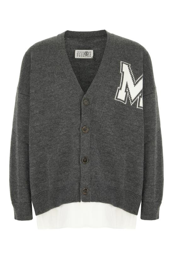 26SS MM6 메종마르지엘라 스웨터 SH0HP0012M13206 855M DARK GREY MELANGE