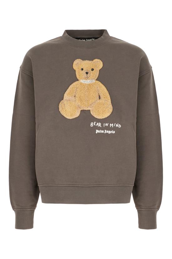 25FW 팜앤젤스 후드 티셔츠 PMBA08HF25FLE004 0760 DARK GREY BROWN