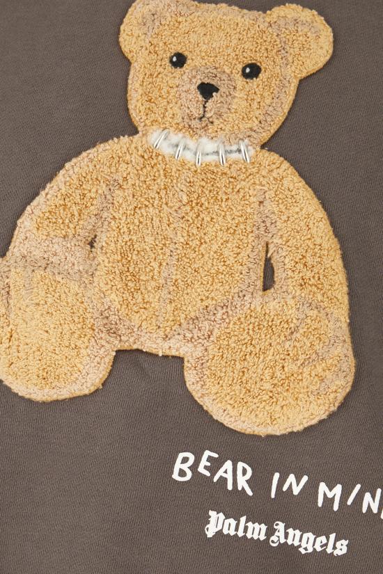 25FW 팜앤젤스 후드 티셔츠 PMBA08HF25FLE004 0760 DARK GREY BROWN - PALM ANGELS