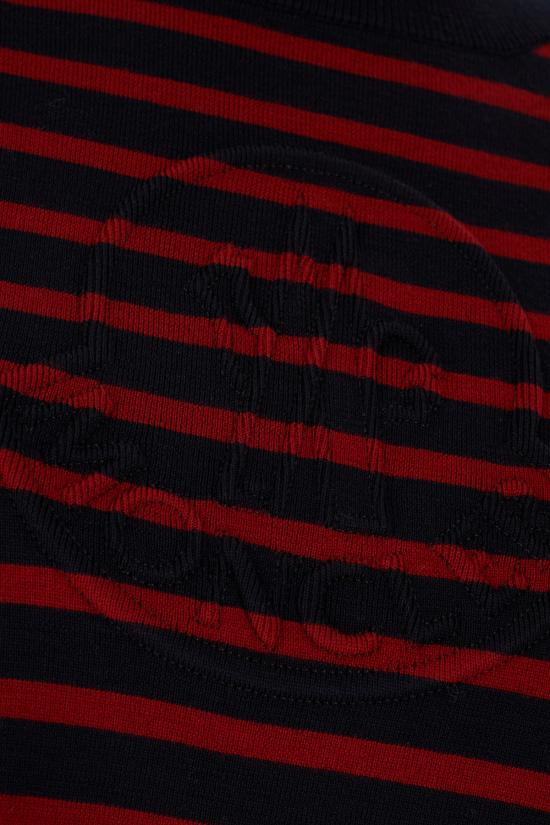25FW 몽클레어 스트라이프 울 스웨터 9C00014M1116 P74 BLU ROSSO - MONCLER