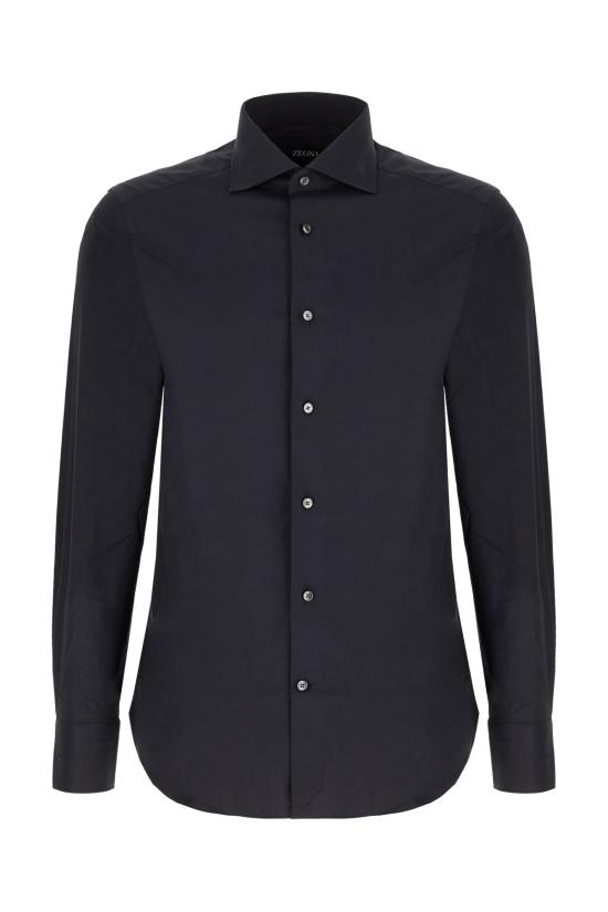 26SS 에르메네질도제냐 긴팔 셔츠 9MS0BA301347A3 301347A3 BLACK