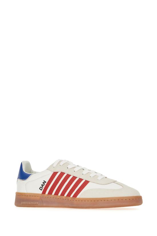 26SS 디스퀘어드2 스니커즈 SNM047518907438 M2044 WHITE RED BLUE - DSQUARED2