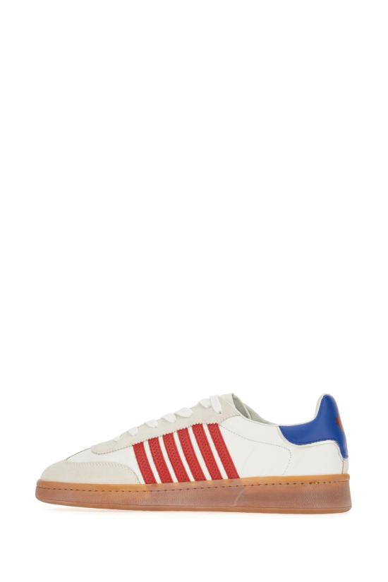 26SS 디스퀘어드2 스니커즈 SNM047518907438 M2044 WHITE RED BLUE - DSQUARED2
