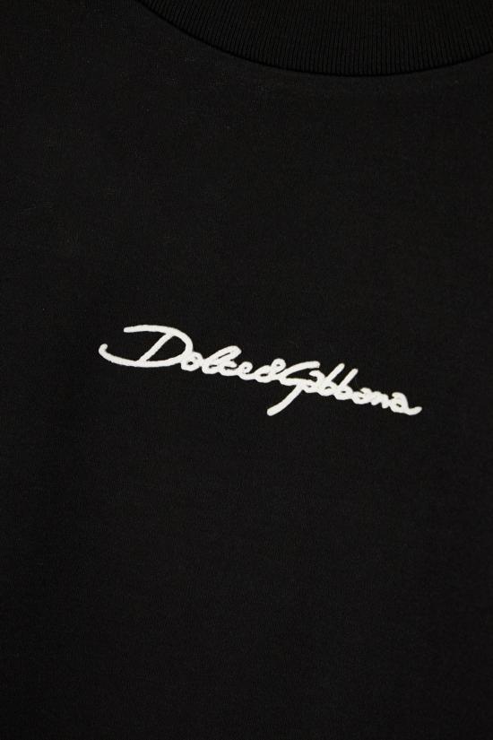 26SS 돌체앤가바나 반팔 티셔츠 G8RN8ZG7P0C N0000 Nero - DOLCE & GABBANA