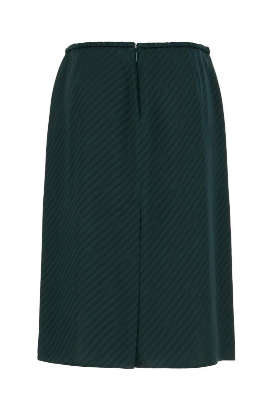 25FW 구찌 미디 스커트 851737ZAM5B 3514 Verde - GUCCI