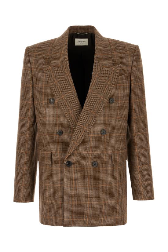 25FW 생로랑 아우터 835102Y3J45 9217 CREME NOIR ROUX