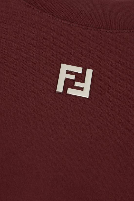 26SS 펜디 반팔 티셔츠 FY0936ARYY F0HM6 BURGUNDY - FENDI