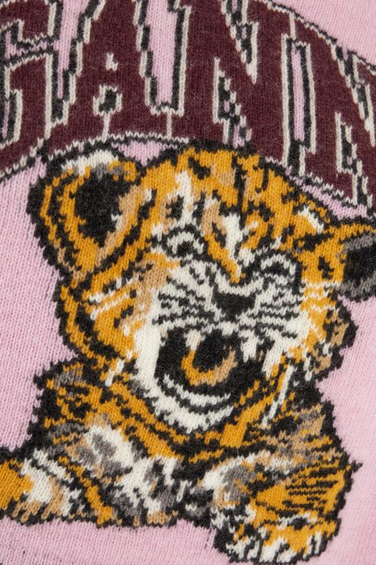 26SS 가니 그래픽 울 니트 A10700472678 868 CHALK PINK - GANNI