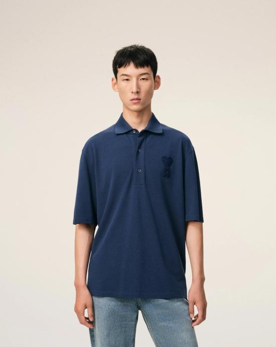 26SS 아미 반팔 티셔츠 UPL428JE0221 A021 Encre - AMI