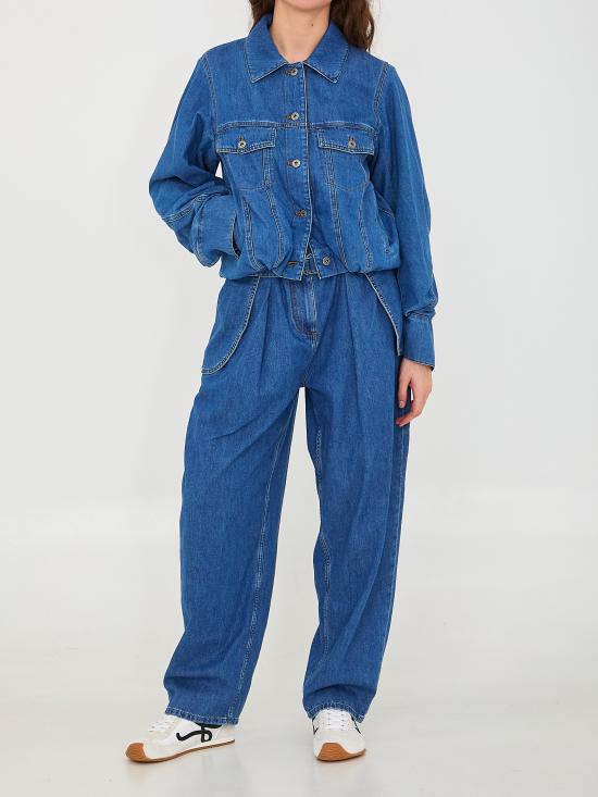 26SS 로에베 데님 자켓 S540Y1CX06 LIGHT BLUE - LOEWE