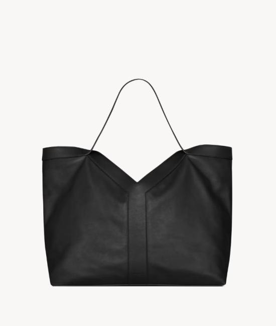 26SS 생로랑 Y 토트 그레인드 레더 820672AAEIF 1000 NOIR