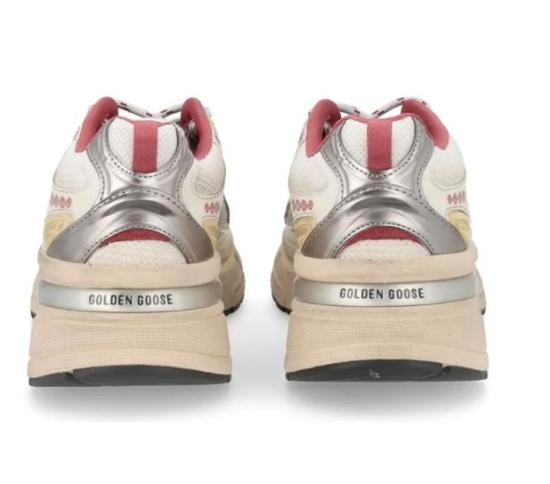 26FW 골든구스 라이트스타 스니커즈 GWF00724F007913 70208 SILVER WHITE RED - GOLDEN GOOSE