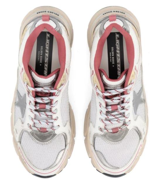 26FW 골든구스 라이트스타 스니커즈 GWF00724F007913 70208 SILVER WHITE RED - GOLDEN GOOSE