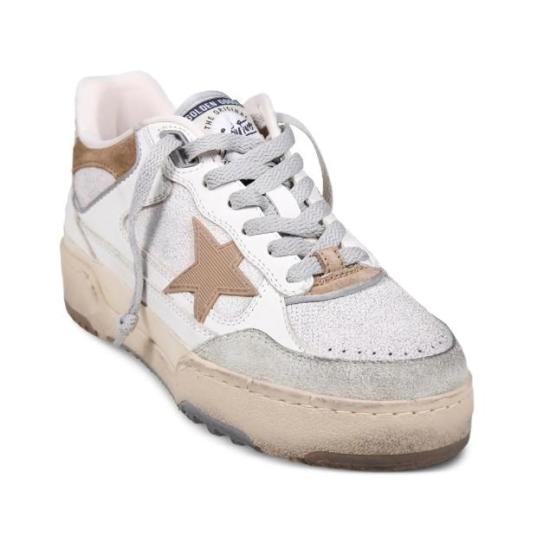 26SS 골든구스 포티 2 스니커즈 GWF00630F007957 11981 WHITE BEIGE TABACCO - GOLDEN GOOSE