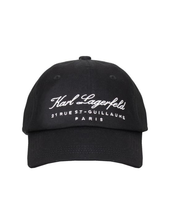 26SS 칼라거펠트 볼캡 231W3403 999 Black NERO