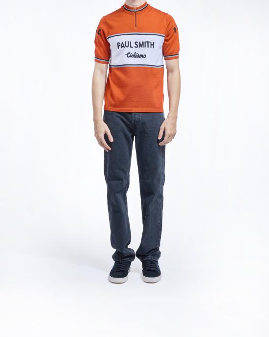 25FW 폴 스미스 반팔 티셔츠 M1R 527Z T02838 17 ARANCIONE - PAUL SMITH