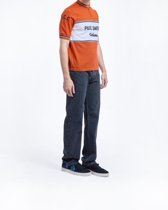 25FW 폴 스미스 반팔 티셔츠 M1R 527Z T02838 17 ARANCIONE - PAUL SMITH