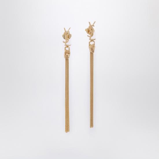 26SS 생로랑 메탈 카산드라 태슬 이어링 803195Y1500 Metal