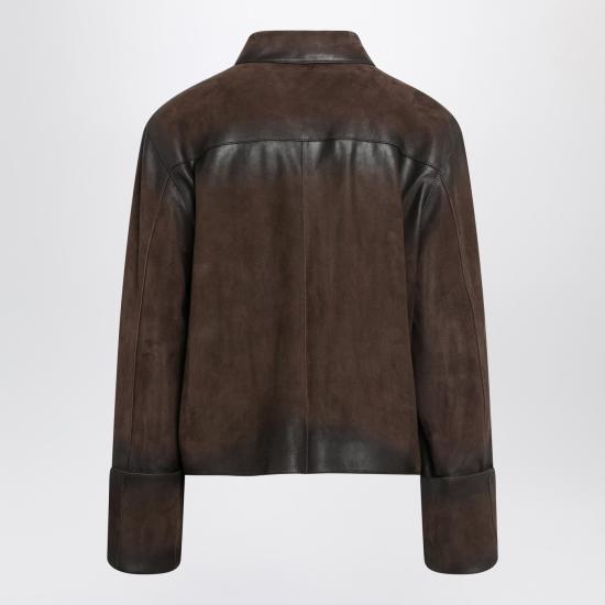 26SS 로에베 가죽 자켓 S359Y34LAHSUE Brown - LOEWE