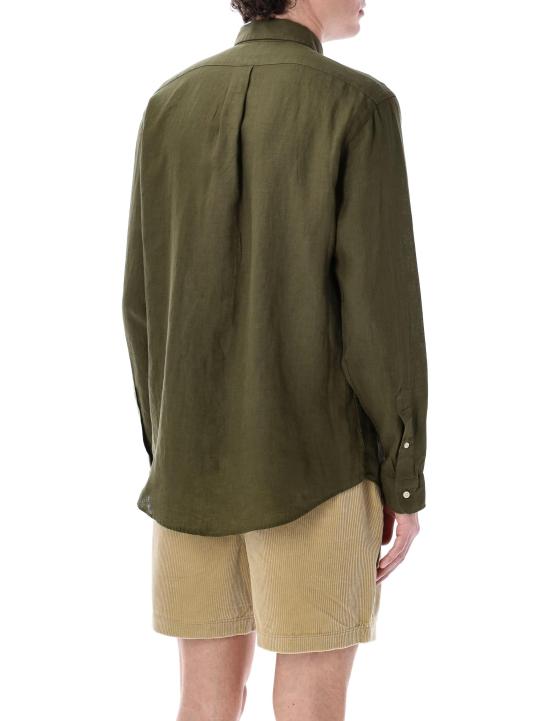 26SS 랄프 로렌 긴팔 셔츠 710966294 004 OLIVE - RALPH LAUREN