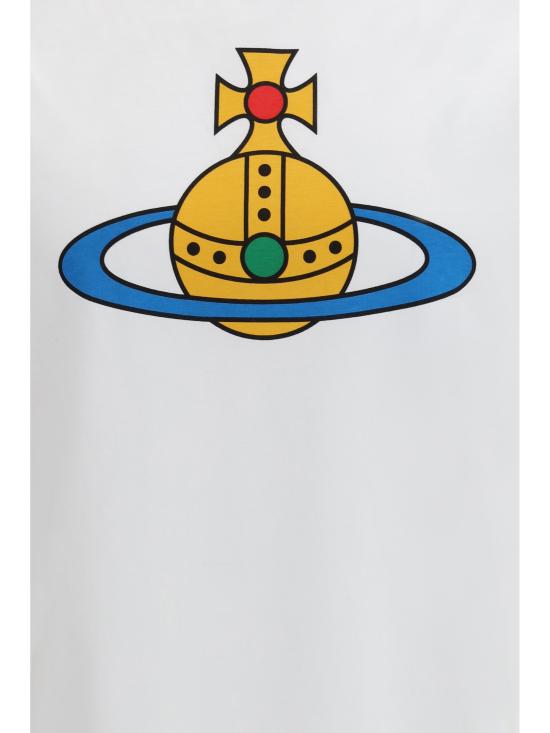 26SS 비비안웨스트우드 반팔 티셔츠 3G01004SJ001M A401 WHITE - VIVIENNE WESTWOOD