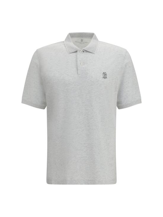 26SS 브루넬로 쿠치넬리 폴로 티셔츠 M0B139779G CY887 GREY