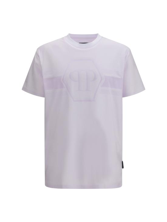 26SS 필립 플레인 반팔 티셔츠 SAFCMTK8885PJY002N 01 WHITE