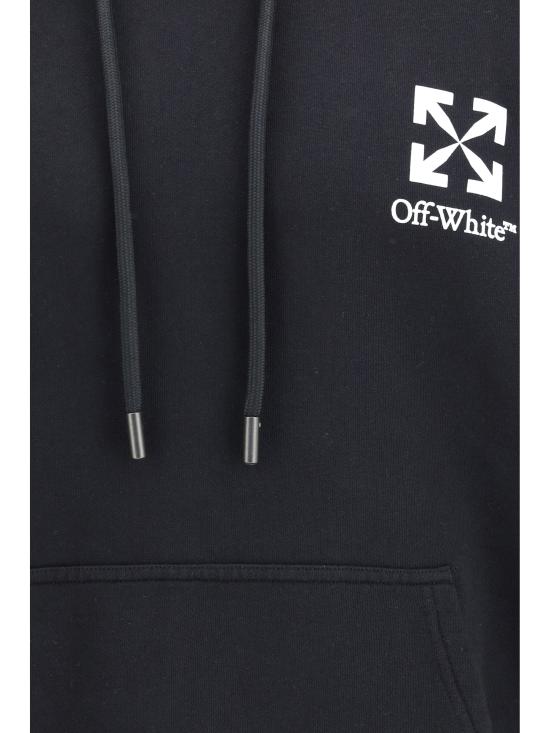 26SS 오프화이트 후드 티셔츠 44MBB085S26F00O001 0001 BLACK - OFF WHITE