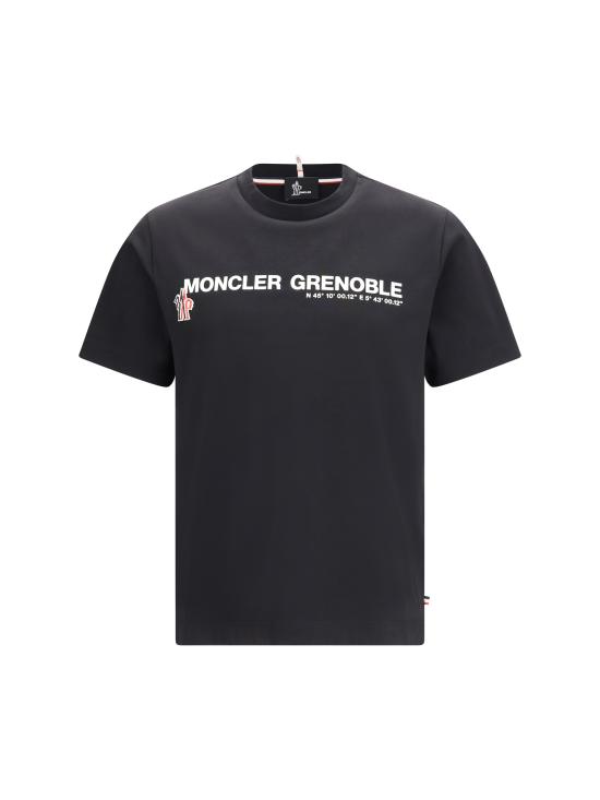 26SS 몽클레어 반팔 티셔츠 L10978C0001789AW1 999 BLACK