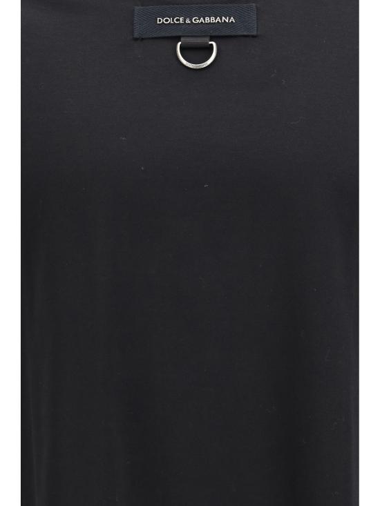 26SS 돌체앤가바나 반팔 티셔츠 G8PN9TG7PZH N0000 BLACK - DOLCE & GABBANA