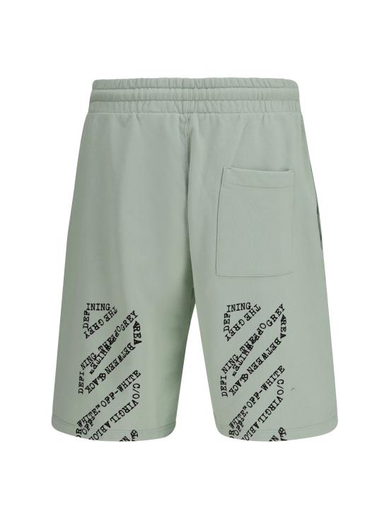 26SS 오프화이트 숏팬츠 44MCI013S26F00B330 3030 GREEN - OFF WHITE