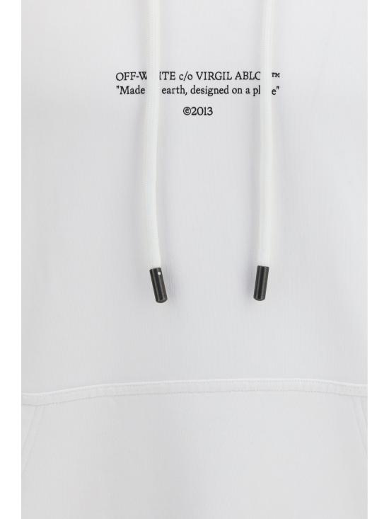 26SS 오프화이트 후드 티셔츠 44MBB085S26F009100 1000 WHITE - OFF WHITE