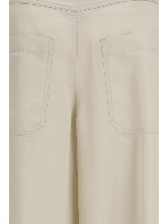 26SS 브루넬로 쿠치넬리 스트레이트 팬츠 ML598P9226 C9597 CREAM - BRUNELLO CUCINELLI