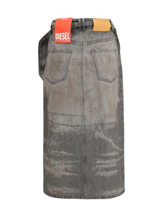 26SS 디젤 미디 스커트 A2377109P24 02 GREY - DIESEL