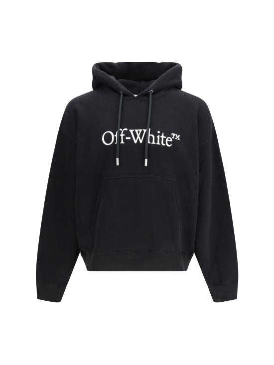 26SS 오프화이트 후드 티셔츠 44MBB085C9F0121001 1001 BLACK