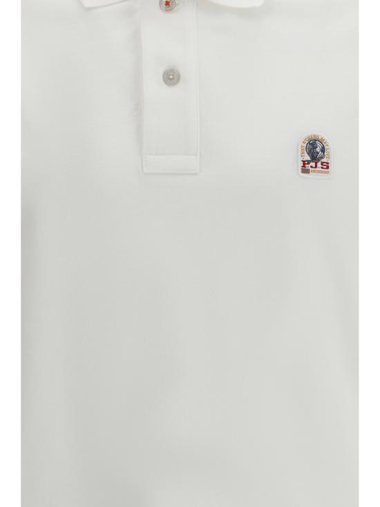 26SS 파라점퍼스 폴로 티셔츠 26SMPMPOEK01 0501 WHITE - PARAJUMPERS
